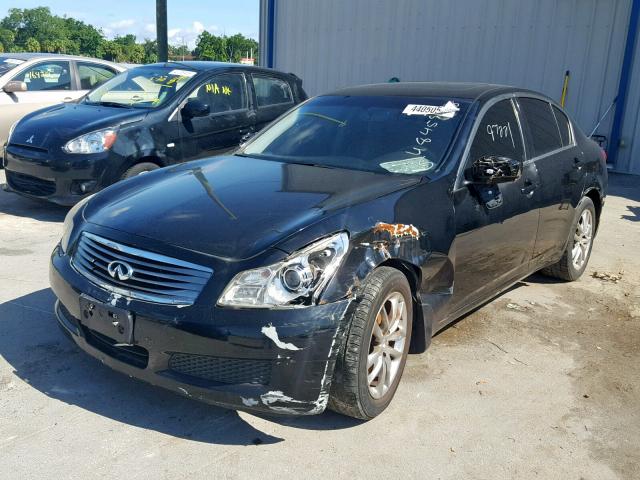 JNKCV61F89M362926 - 2009 INFINITI G37 BLACK photo 2