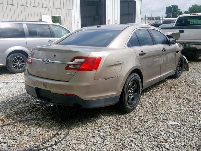 1FAHP2M86DG222216 - 2013 FORD TAURUS POL TAN photo 4