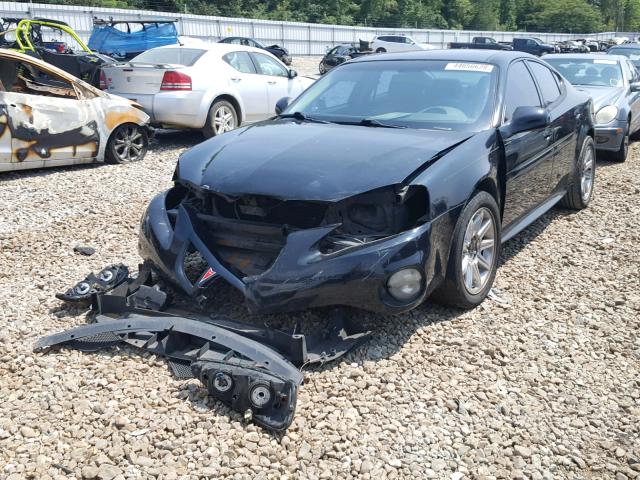2G2WP522041303053 - 2004 PONTIAC GRAND PRIX BLACK photo 2