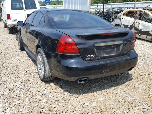 2G2WP522041303053 - 2004 PONTIAC GRAND PRIX BLACK photo 3