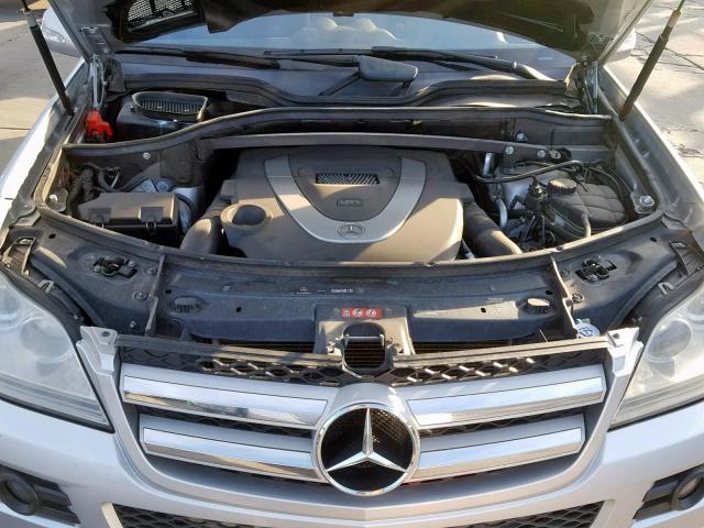 4JGBF71E07A189419 - 2007 MERCEDES-BENZ GL 450 4MA SILVER photo 7