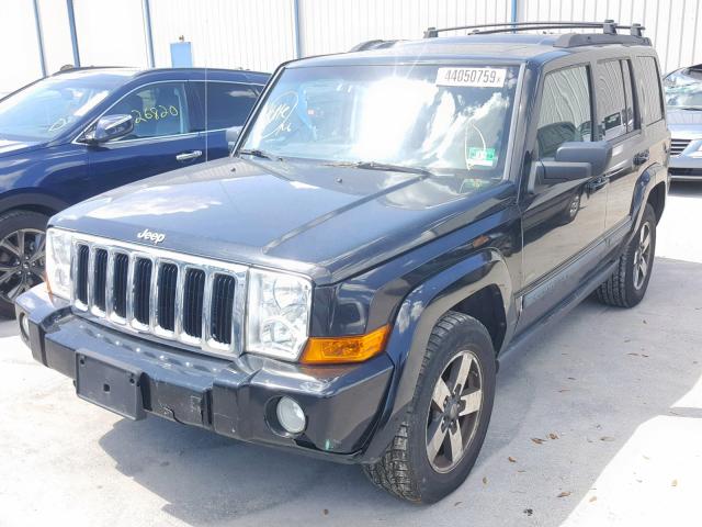 1J8HG48K68C184780 - 2008 JEEP COMMANDER BLACK photo 2