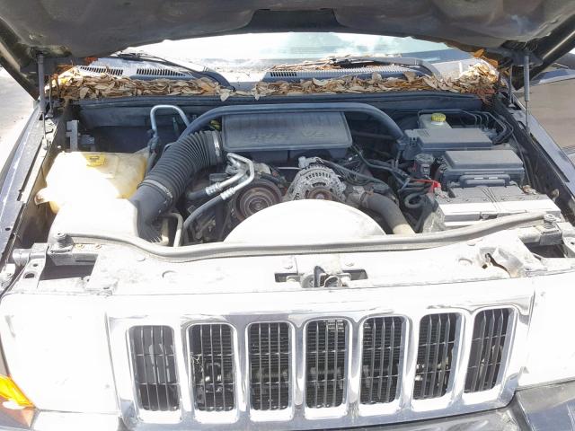 1J8HG48K68C184780 - 2008 JEEP COMMANDER BLACK photo 7