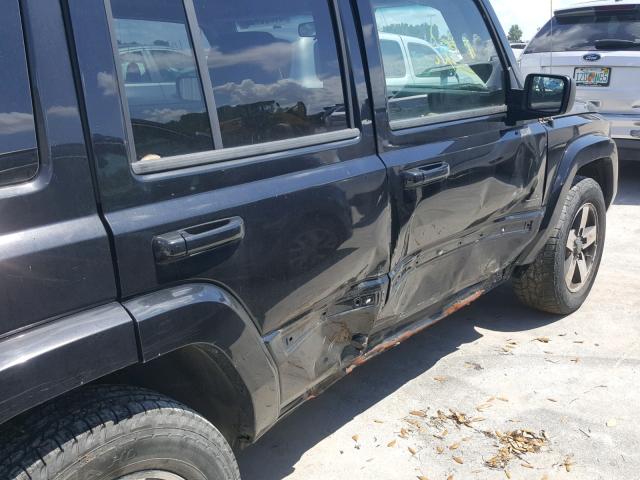 1J8HG48K68C184780 - 2008 JEEP COMMANDER BLACK photo 9