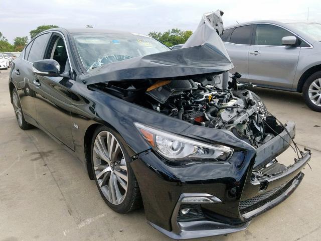 JN1EV7AP7JM364490 - 2018 INFINITI Q50 LUXE BLACK photo 1