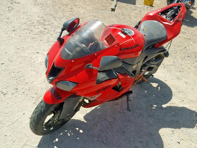 JKAZX4P177A019250 - 2007 KAWASAKI ZX600 P RED photo 2