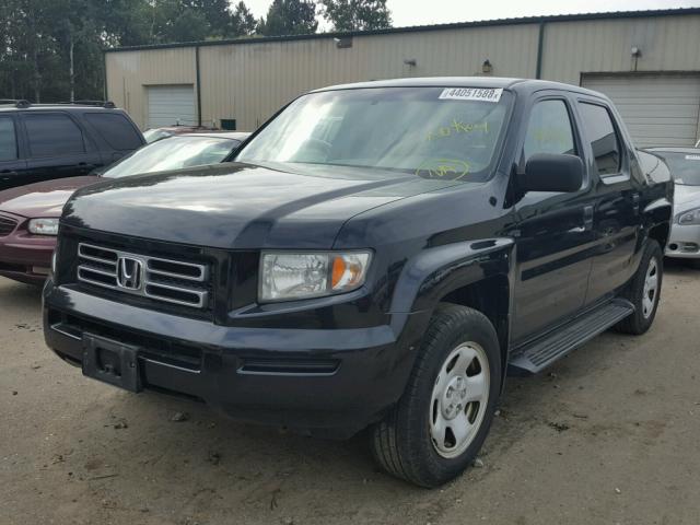 2HJYK16296H535193 - 2006 HONDA RIDGELINE BLACK photo 2