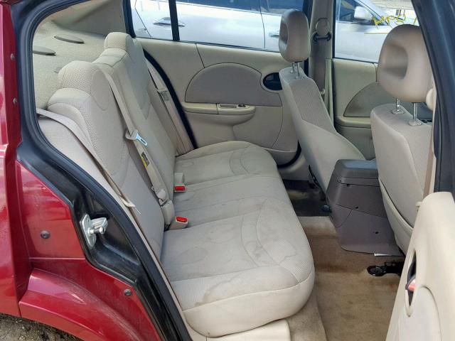 1G8AJ52F94Z124375 - 2004 SATURN ION LEVEL RED photo 6