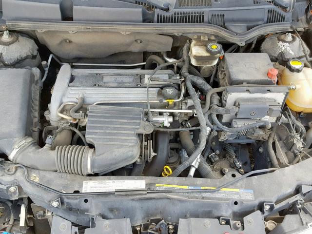 1G8AJ52F94Z124375 - 2004 SATURN ION LEVEL RED photo 7