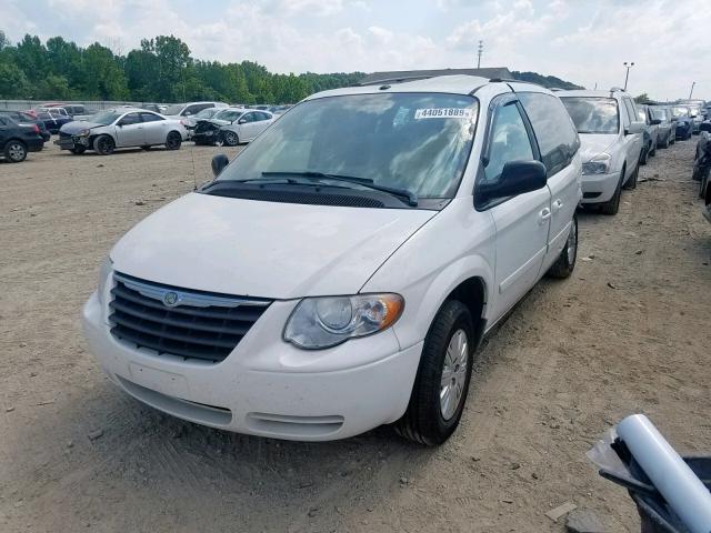 2A4GP44R47R297942 - 2007 CHRYSLER TOWN & COU WHITE photo 2