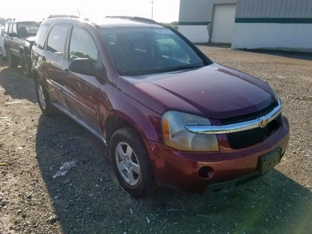 2CNDL13F976063710 - 2007 CHEVROLET EQUINOX LS RED photo 1