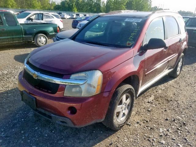 2CNDL13F976063710 - 2007 CHEVROLET EQUINOX LS RED photo 2