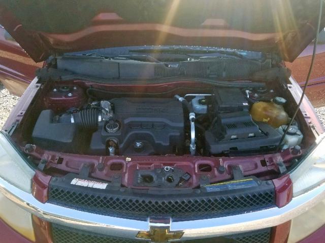 2CNDL13F976063710 - 2007 CHEVROLET EQUINOX LS RED photo 7