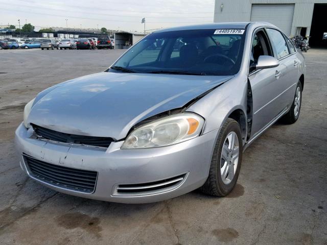 2G1WT58K469103398 - 2006 CHEVROLET IMPALA LT SILVER photo 2