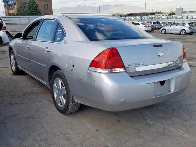 2G1WT58K469103398 - 2006 CHEVROLET IMPALA LT SILVER photo 3