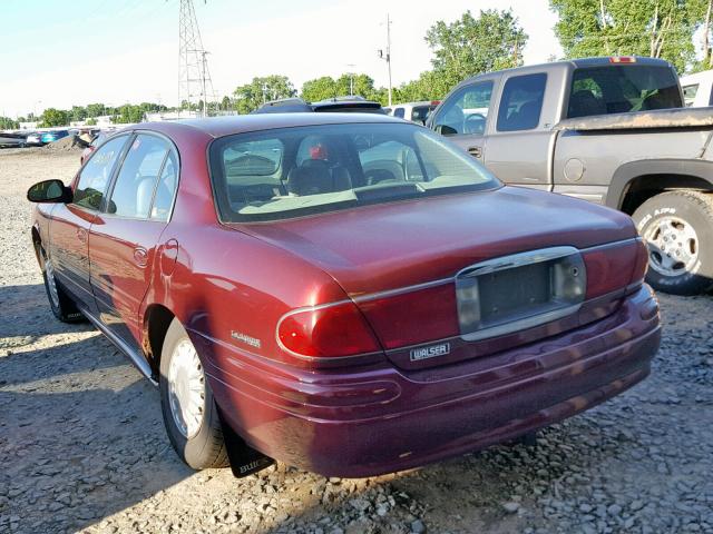 1G4HP54K9YU276698 - 2000 BUICK LESABRE CU MAROON photo 3