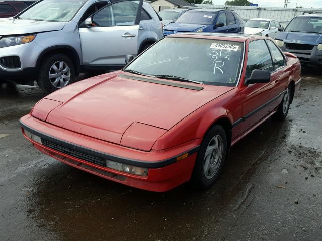 JHMBA4154LC014394 - 1990 HONDA PRELUDE SI RED photo 2