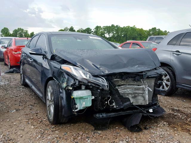 5NPE34AB3FH145064 - 2015 HYUNDAI SONATA SPO BLACK photo 1