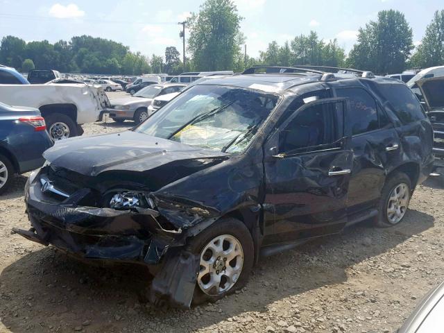 2HNYD18812H528095 - 2002 ACURA MDX TOURIN BLACK photo 2