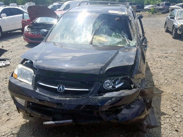 2HNYD18812H528095 - 2002 ACURA MDX TOURIN BLACK photo 9