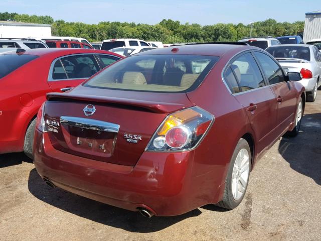 1N4BL2AP1CN531258 - 2012 NISSAN ALTIMA SR MAROON photo 4