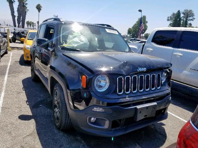 ZACCJABT4GPE13793 - 2016 JEEP RENEGADE L BLACK photo 1