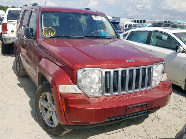 1C4PJLCK2CW121124 - 2012 JEEP LIBERTY LI MAROON photo 1