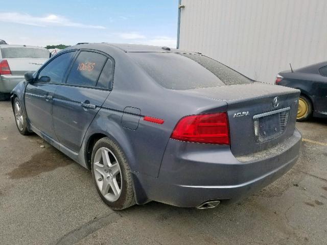 19UUA66246A044145 - 2006 ACURA 3.2TL GRAY photo 3