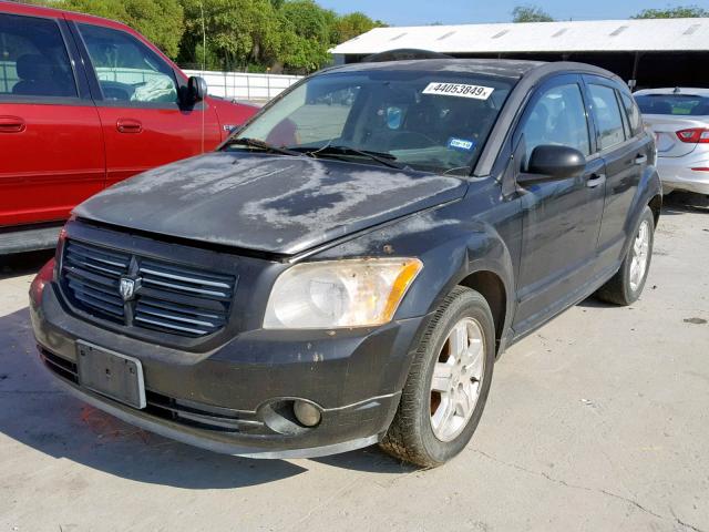 1B3HB48B67D126880 - 2007 DODGE CALIBER SX BLACK photo 2