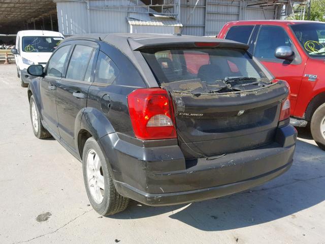 1B3HB48B67D126880 - 2007 DODGE CALIBER SX BLACK photo 3