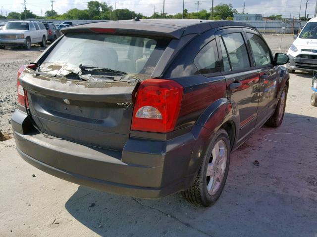 1B3HB48B67D126880 - 2007 DODGE CALIBER SX BLACK photo 4