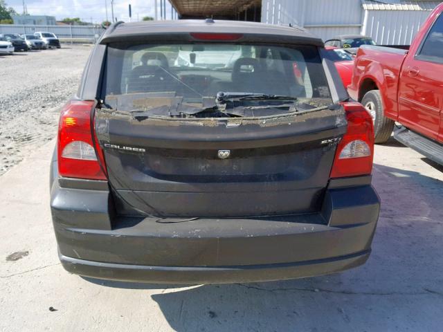 1B3HB48B67D126880 - 2007 DODGE CALIBER SX BLACK photo 9