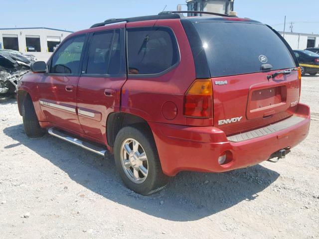 1GKDT13SX32363639 - 2003 GMC ENVOY RED photo 3