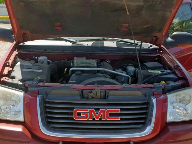 1GKDT13SX32363639 - 2003 GMC ENVOY RED photo 7