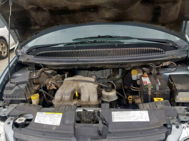 1D4GP25BX6B539645 - 2006 DODGE CARAVAN SE BLUE photo 7