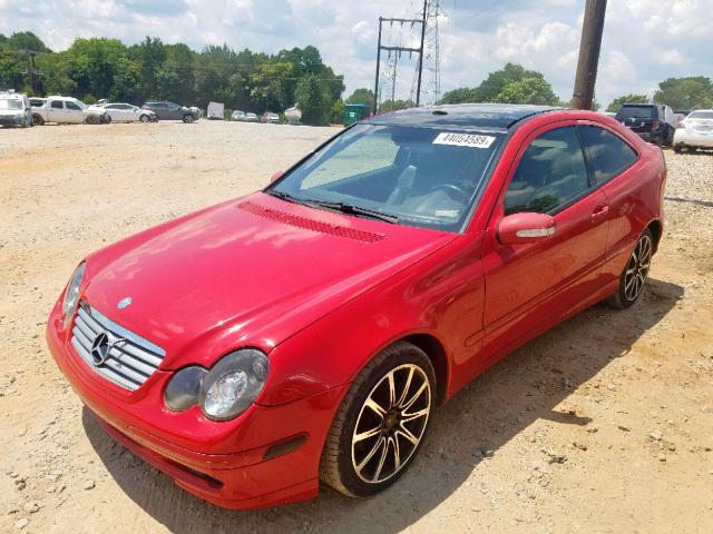 WDBRN64J53A467605 - 2003 MERCEDES-BENZ C 320 SPOR RED photo 2