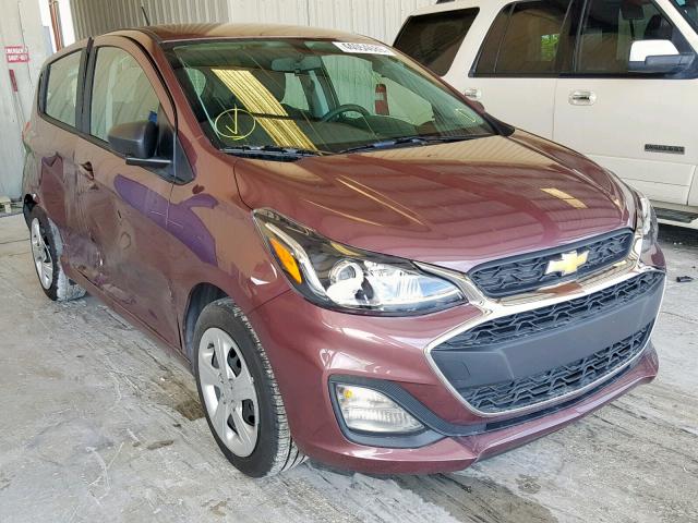 KL8CB6SA5KC799641 - 2019 CHEVROLET SPARK LS PURPLE photo 1