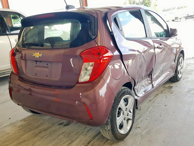 KL8CB6SA5KC799641 - 2019 CHEVROLET SPARK LS PURPLE photo 4