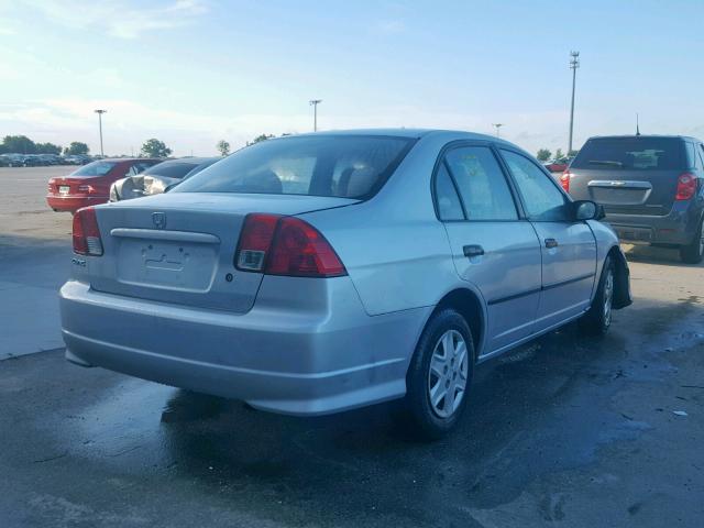 2HGES16335H626167 - 2005 HONDA CIVIC DX V SILVER photo 4