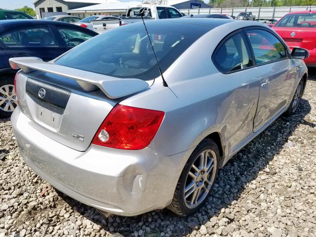 JTKDE167060132741 - 2006 TOYOTA SCION TC SILVER photo 4