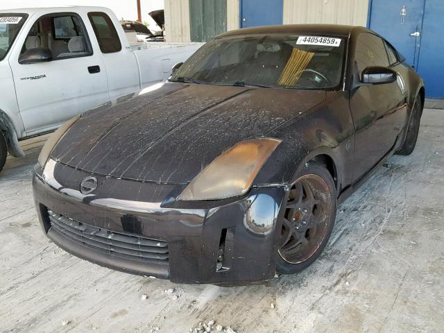 JN1AZ34D64T160223 - 2004 NISSAN 350Z COUPE BLACK photo 2