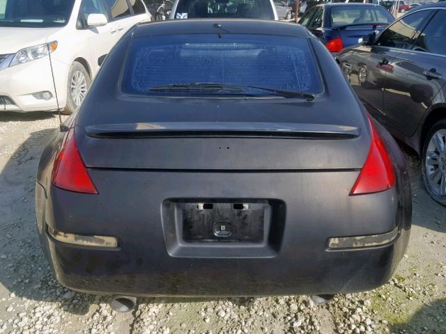 JN1AZ34D64T160223 - 2004 NISSAN 350Z COUPE BLACK photo 6