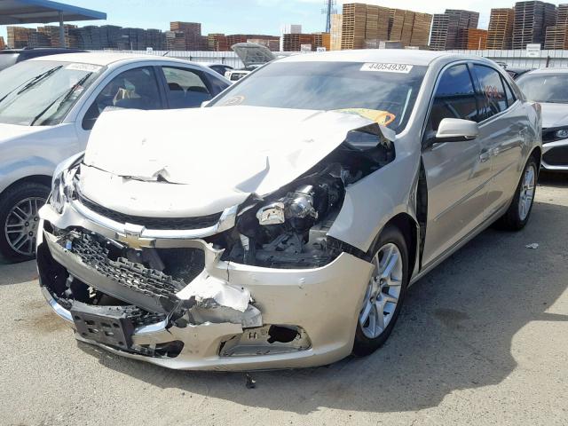 1G11C5SL4EF156717 - 2014 CHEVROLET MALIBU 1LT TAN photo 2