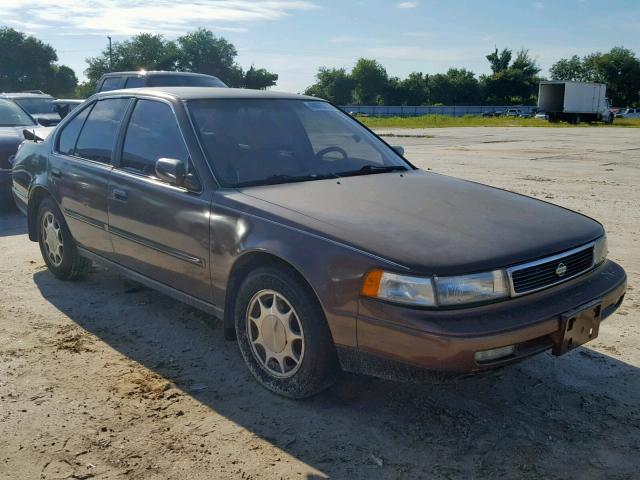 JN1HJ01F2NT004174 - 1992 NISSAN MAXIMA GXE BROWN photo 1