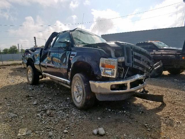 1FTWX31R18EE55314 - 2008 FORD F350 SRW S BLACK photo 1