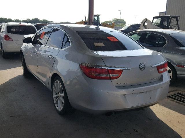 1G4PS5SK2D4174120 - 2013 BUICK VERANO SILVER photo 3