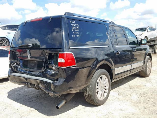 5LMJJ3H53BEJ09652 - 2011 LINCOLN NAVIGATOR BLACK photo 4