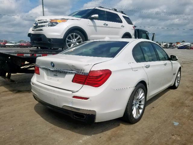 WBAKC6C50AC393702 - 2010 BMW 750 I WHITE photo 4