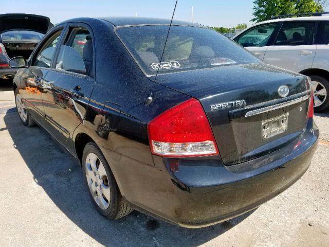 KNAFE121975468441 - 2007 KIA SPECTRA EX BLACK photo 3