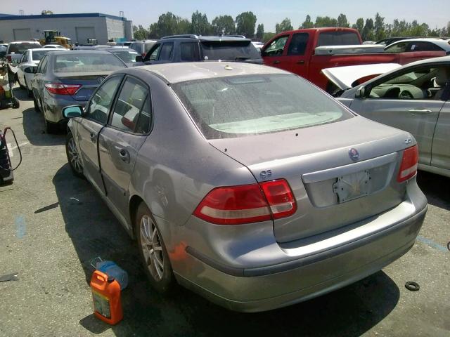 YS3FD49Y941018715 - 2004 SAAB 9-3 ARC GRAY photo 3